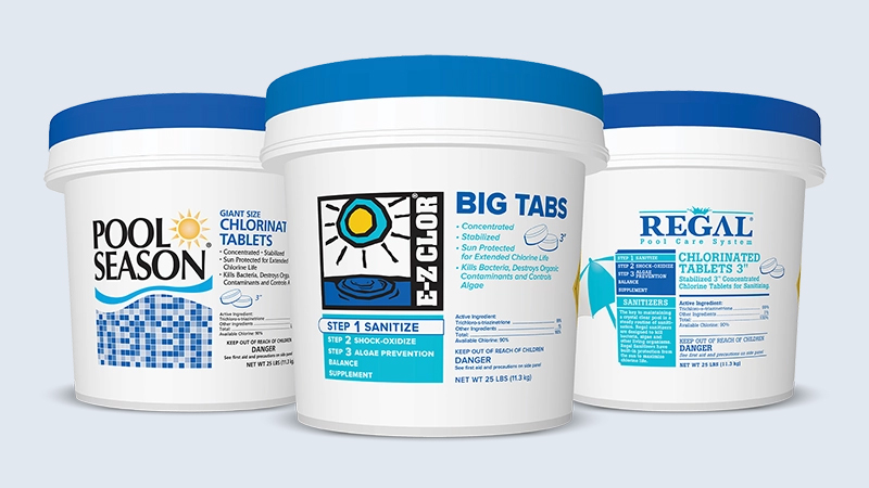 3 25lb Chlorine Tab Buckets